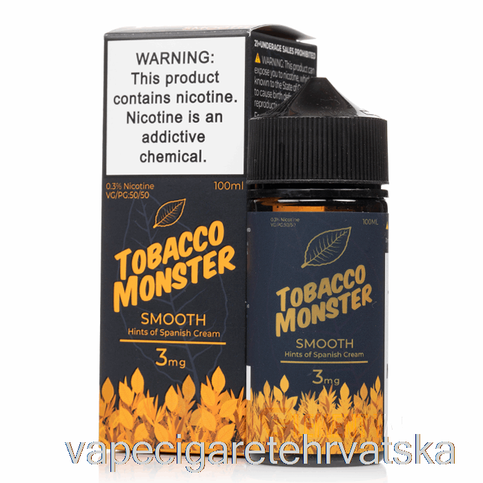 Vape Cigarete Smooth - Tobacco Monster - 100ml 0mg